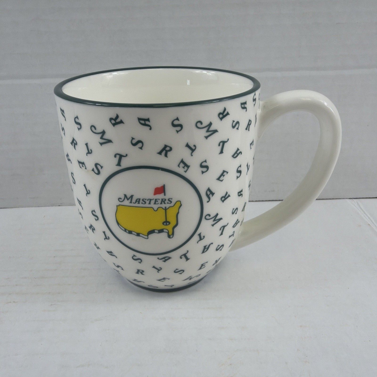 Masters Golf Masters Tournament Coffee Mug White  Green Mug